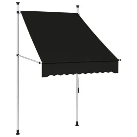 Anthracite gray manually operated retractable awning 100 cm by vidaXL, Awnings - Ref: Foro24-145832, Price: 76,56 €, Discount: %