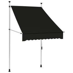 Toldo retráctil de operación manual gris antracita 100 cm de vidaXL, Toldos - Ref: Foro24-145832, Precio: 77,38 €, Descuento: %