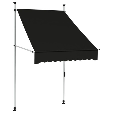 Toldo retráctil de operación manual gris antracita 100 cm de vidaXL, Toldos - Ref: Foro24-145832, Precio: 77,38 €, Descuento: %