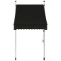 Anthracite gray manually operated retractable awning 100 cm by vidaXL, Awnings - Ref: Foro24-145832, Price: 76,56 €, Discount: %