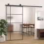 Schiebetür aus ESG-Glas und schwarzem Aluminium, 102,5 x 205 cm von vidaXL, Türen für zu Hause - Ref: Foro24-151687, Preis: 2...