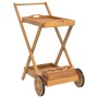 Carrito camarera madera maciza de acacia 54x87x90 cm de vidaXL, Carros de cocina y comedor - Ref: Foro24-319424, Precio: 86,5...