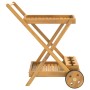 Carrito camarera madera maciza de acacia 54x87x90 cm de vidaXL, Carros de cocina y comedor - Ref: Foro24-319424, Precio: 86,5...