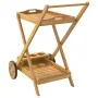 Carrito camarera madera maciza de acacia 54x87x90 cm de vidaXL, Carros de cocina y comedor - Ref: Foro24-319424, Precio: 85,8...