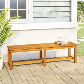 Banco de jardín madera maciza de acacia 150x35x45 cm de vidaXL, Bancos de jardín - Ref: Foro24-319420, Precio: 113,49 €, Desc...