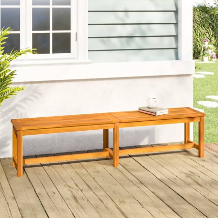 Banco de jardín madera maciza de acacia 180x35x45 cm de vidaXL, Bancos de jardín - Ref: Foro24-319421, Precio: 115,13 €, Desc...