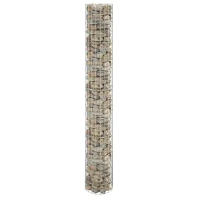 Poste circular de gaviones acero galvanizado Ø30x200 cm de vidaXL, Paneles de vallas - Ref: Foro24-152014, Precio: 61,75 €, D...