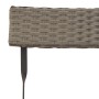 Sillas cafetería plegables 2 uds acero y ratán sintético gris de vidaXL, Sillas de jardín - Ref: Foro24-319988, Precio: 77,42...
