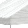 Cenador con techo polietileno blanco 8,92x2,28x2,69 m de vidaXL, Carpas y cenadores - Ref: Foro24-3155504, Precio: 269,96 €, ...