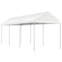 Cenador con techo polietileno blanco 6,69x2,28x2,69 m de vidaXL, Carpas y cenadores - Ref: Foro24-3155503, Precio: 208,65 €, ...