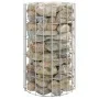 Runder Gabionenpfosten aus verzinktem Stahl Ø30x50 cm von vidaXL, Zaunpaneele - Ref: Foro24-152011, Preis: 29,78 €, Rabatt: %