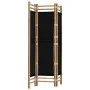 Biombo plegable de 3 paneles bambú y lona 120 cm de vidaXL, Divisores de ambientes - Ref: Foro24-350627, Precio: 72,75 €, Des...
