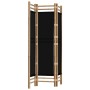 Biombo plegable de 3 paneles bambú y lona 120 cm de vidaXL, Divisores de ambientes - Ref: Foro24-350627, Precio: 74,15 €, Des...