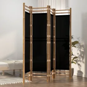 Folding screen with 4 bamboo and canvas panels 160 cm by vidaXL, Room dividers - Ref: Foro24-350628, Price: 94,31 €, Discount: %