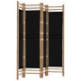 Biombo plegable de 4 paneles bambú y lona 160 cm de vidaXL, Divisores de ambientes - Ref: Foro24-350628, Precio: 88,58 €, Des...