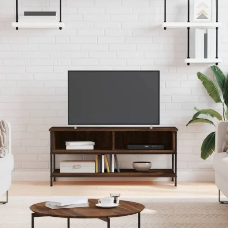 Mueble de TV madera contrachapada roble marrón 100x35x45 cm de vidaXL, Muebles TV - Ref: Foro24-832787, Precio: 51,32 €, Desc...