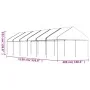 Cenador con techo polietileno blanco 13,38x4,08x3,22 m de vidaXL, Carpas y cenadores - Ref: Foro24-3155514, Precio: 491,19 €,...