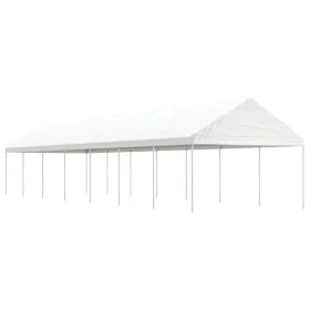 Cenador con techo polietileno blanco 15,61x4,08x3,22 m de vidaXL, Carpas y cenadores - Ref: Foro24-3155515, Precio: 610,28 €,...
