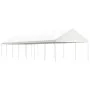 Cenador con techo polietileno blanco 15,61x4,08x3,22 m de vidaXL, Carpas y cenadores - Ref: Foro24-3155515, Precio: 610,28 €,...