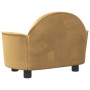 Cama para perros de terciopelo marrón 66x40x45 cm de vidaXL, Camas para perros - Ref: Foro24-171843, Precio: 85,60 €, Descuen...