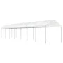 Cenador con techo polietileno blanco 15,61x2,28x2,69 m de vidaXL, Carpas y cenadores - Ref: Foro24-3155507, Precio: 447,85 €,...