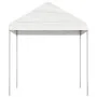Cenador con techo polietileno blanco 15,61x2,28x2,69 m de vidaXL, Carpas y cenadores - Ref: Foro24-3155507, Precio: 447,85 €,...
