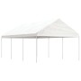 Cenador con techo polietileno blanco 6,69x4,08x3,22 m de vidaXL, Carpas y cenadores - Ref: Foro24-3155511, Precio: 277,45 €, ...
