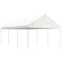 Cenador con techo polietileno blanco 6,69x4,08x3,22 m de vidaXL, Carpas y cenadores - Ref: Foro24-3155511, Precio: 273,81 €, ...