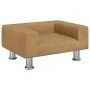 Cama para perros de terciopelo marrón 50x40x26,5 cm de vidaXL, Camas para perros - Ref: Foro24-171930, Precio: 46,21 €, Descu...
