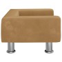 Cama para perros de terciopelo marrón 50x40x26,5 cm de vidaXL, Camas para perros - Ref: Foro24-171930, Precio: 46,86 €, Descu...