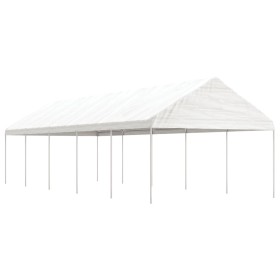Cenador con techo polietileno blanco 11,15x4,08x3,22 m de vidaXL, Carpas y cenadores - Ref: Foro24-3155513, Precio: 426,20 €,...