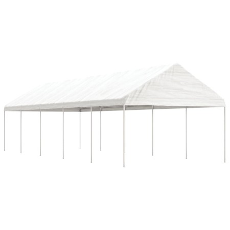 Cenador con techo polietileno blanco 11,15x4,08x3,22 m de vidaXL, Carpas y cenadores - Ref: Foro24-3155513, Precio: 426,20 €,...