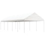 Cenador con techo polietileno blanco 11,15x4,08x3,22 m de vidaXL, Carpas y cenadores - Ref: Foro24-3155513, Precio: 426,20 €,...