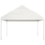 Cenador con techo polietileno blanco 11,15x4,08x3,22 m de vidaXL, Carpas y cenadores - Ref: Foro24-3155513, Precio: 420,80 €,...