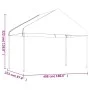 Cenador con techo polietileno blanco 11,15x4,08x3,22 m de vidaXL, Carpas y cenadores - Ref: Foro24-3155513, Precio: 420,80 €,...