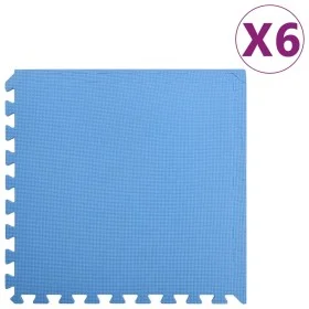 Alfombrillas de goma EVA azul 6 uds 2,16 ㎡ de vidaXL, Esteras para equipos de gimnasia - Ref: Foro24-92464, Precio: 47,19 €, ...