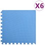 Alfombrillas de goma EVA azul 6 uds 2,16 ㎡ de vidaXL, Esteras para equipos de gimnasia - Ref: Foro24-92464, Precio: 48,02 €, ...