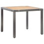 Set de comedor para jardín 5 pzas cojines ratán sintético gris de vidaXL, Conjuntos de jardín - Ref: Foro24-46085, Precio: 47...