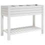 Jardinera alta polipropileno blanco 110x45x79 cm de vidaXL, Maceteros y jardineras - Ref: Foro24-364177, Precio: 190,39 €, De...