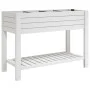 Jardinera alta polipropileno blanco 110x45x79 cm de vidaXL, Maceteros y jardineras - Ref: Foro24-364177, Precio: 202,66 €, De...