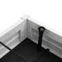 Jardinera alta polipropileno blanco 110x45x79 cm de vidaXL, Maceteros y jardineras - Ref: Foro24-364177, Precio: 202,66 €, De...