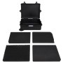 Maletín de vuelo con ruedas PP negro 63x50x23 cm de vidaXL, Maletas - Ref: Foro24-51800, Precio: 133,58 €, Descuento: %