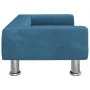 Cama para perros de terciopelo azul 70x45x26,5 cm de vidaXL, Camas para perros - Ref: Foro24-171918, Precio: 67,55 €, Descuen...