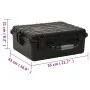 Maletín portátil de vuelo PP negro 55x43x21 cm de vidaXL, Bolsas y fundas para cámaras - Ref: Foro24-51798, Precio: 89,48 €, ...