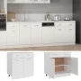 Armario inferior de cocina madera blanco 80x46x81,5 cm de vidaXL, Armarios de cocina - Ref: Foro24-801236, Precio: 94,96 €, D...