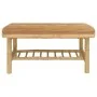 Mesa de centro de jardín bambú 90x55x37 cm de vidaXL, Sofás modulares de exterior - Ref: Foro24-363463, Precio: 89,42 €, Desc...