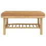 Mesa de centro de jardín bambú 90x55x37 cm de vidaXL, Sofás modulares de exterior - Ref: Foro24-363463, Precio: 89,79 €, Desc...
