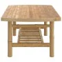 Mesa de centro de jardín bambú 90x55x37 cm de vidaXL, Sofás modulares de exterior - Ref: Foro24-363463, Precio: 89,42 €, Desc...