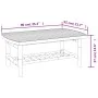 Mesa de centro de jardín bambú 90x55x37 cm de vidaXL, Sofás modulares de exterior - Ref: Foro24-363463, Precio: 89,42 €, Desc...
