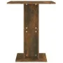 Mesa de bistró madera contrachapada roble ahumado 60x60x75 cm de vidaXL, Mesas de cocina y de comedor - Ref: Foro24-815102, P...